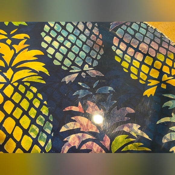 Pineapple Melamine Serving Platter - Picture 3 of 9